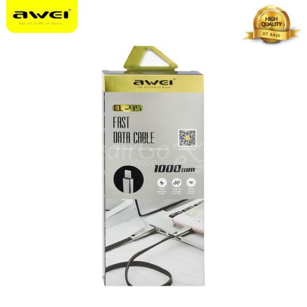 Câble AWEI CL95 de données Apple IPhone Ligne de charge rapide USB