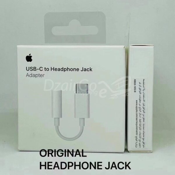 Adaptateur apple original type-c 3 5 Jack Câble Audio MacBook iPad iphone15