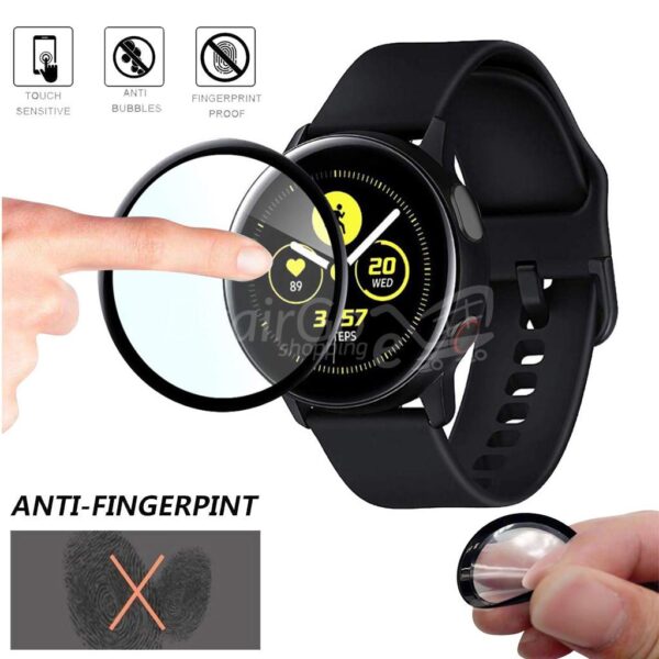 Film complet 3D pour Samsung Galaxy Watch 5/5 Pro / Samsung Watch 4/4 Classic / Active 2 44mm protecteur d'écran HD anti-bulles