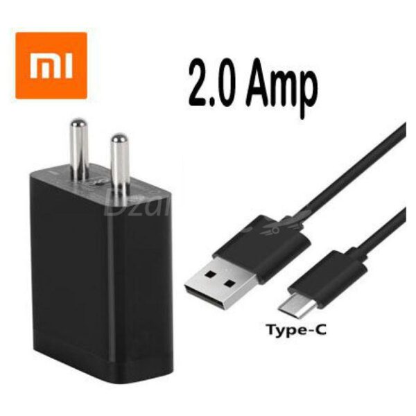 جدارية شاحن Xiaomi Redmi 2.1A 100% d'origine avec câble de données de type C