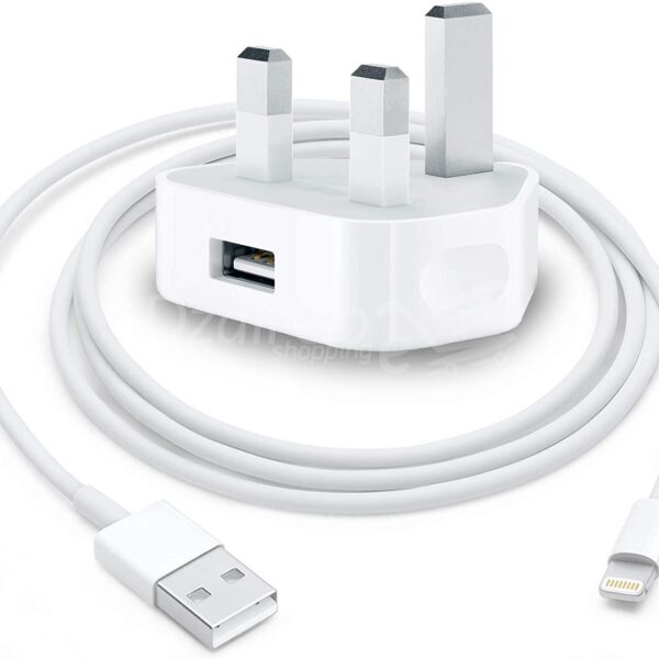 شاحن Apple 5W UK مزود بكابل iPhone الأصلي 100%