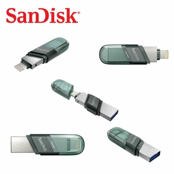 Flash disk SANDISK XPAND MINI Flash Drive POUR IPHONE  64GB Pour Iphone, Ipad Et Ordinateur USB 3.1+Lightning