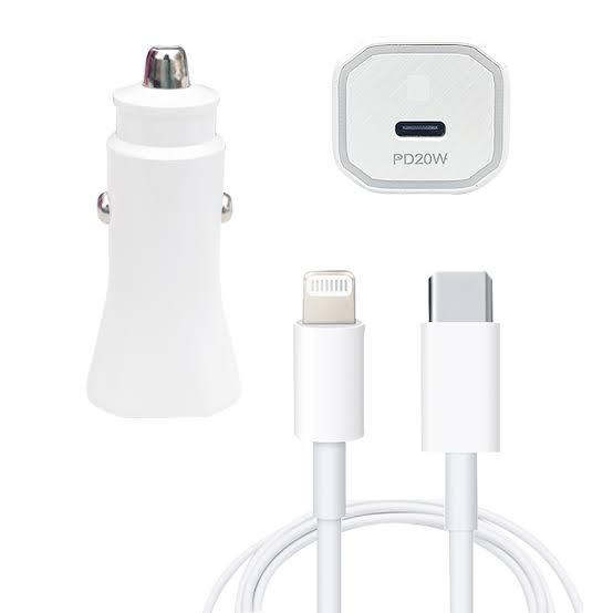 شاحن تلقائي مع كابل iPhone 20W USB C / نوعية جيدة جدا