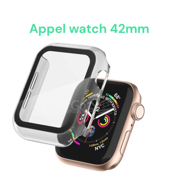Coque avec Protecteur d'Ecran 42mm pour Apple  Transparent. smartwatch /montre connectée