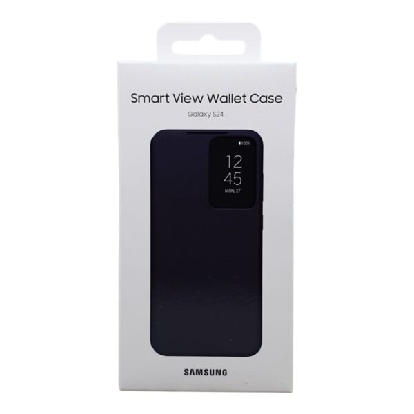 Pochette Étui Portefeuille Samsung GALAXY S24 Smart View ORIGINAL- noir s24 5G noire